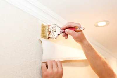 Pose de papier peint à Auxey-Duresses — revêtements muraux et toiles de verre
